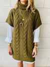 Olive Kate Cable Poncho