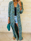 Longline Paisley Kimono