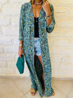 Longline Paisley Kimono