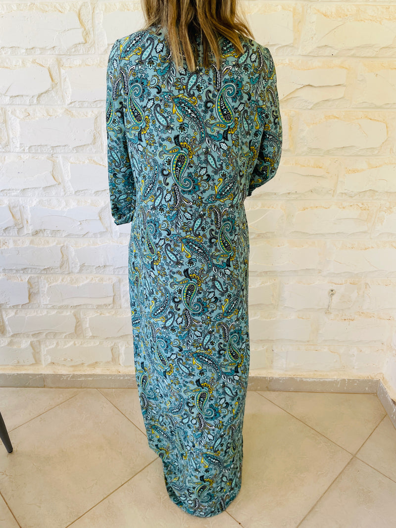 Longline Paisley Kimono