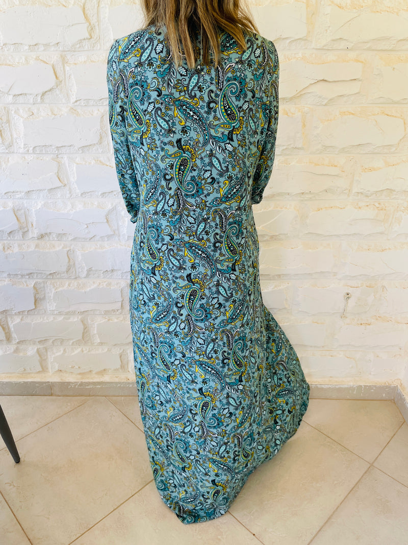 Longline Paisley Kimono