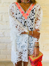 White Zakynthos Poncho