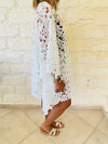 White Zakynthos Poncho