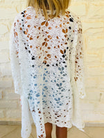 White Zakynthos Poncho