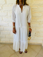White Anglaise Dress