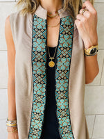 Beige Arabian Night Vest