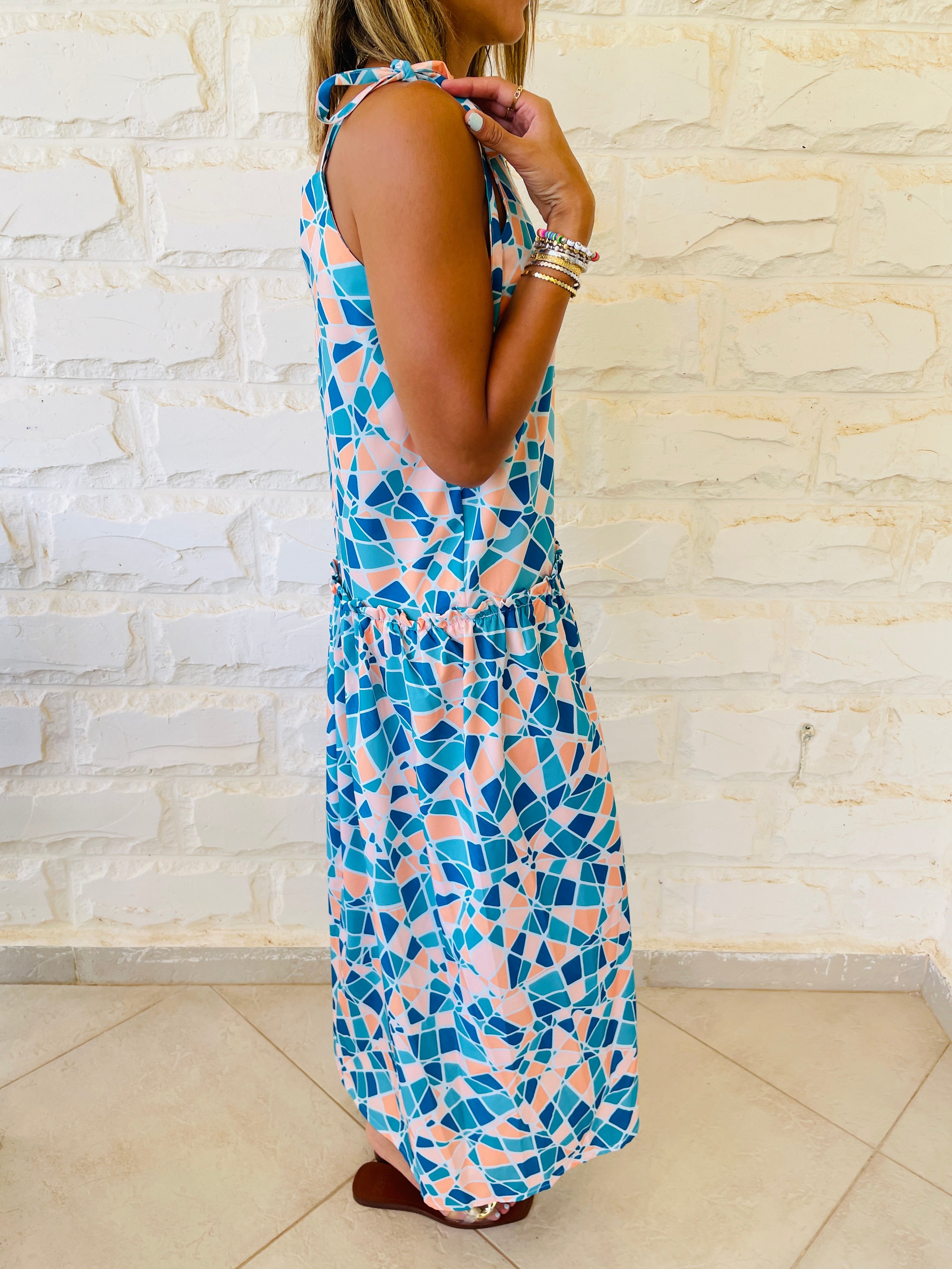 Mosaic Tropical Dress