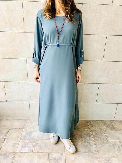Grey Ramadan Maxi Dress