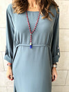 Grey Ramadan Maxi Dress