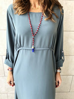 Grey Ramadan Maxi Dress