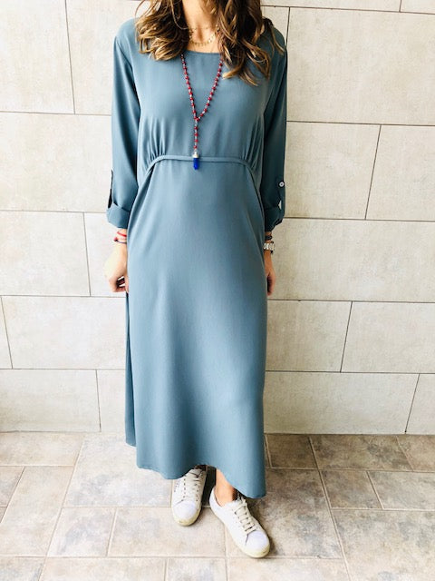 Grey Ramadan Maxi Dress