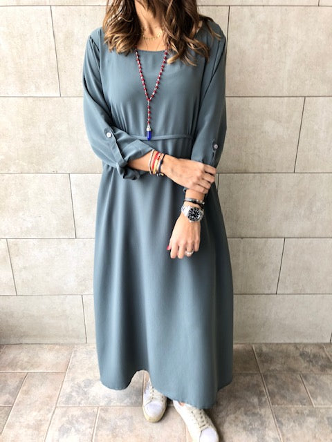 Grey Ramadan Maxi Dress