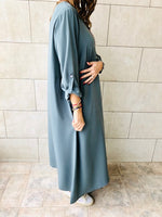 Grey Ramadan Maxi Dress
