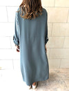 Grey Ramadan Maxi Dress