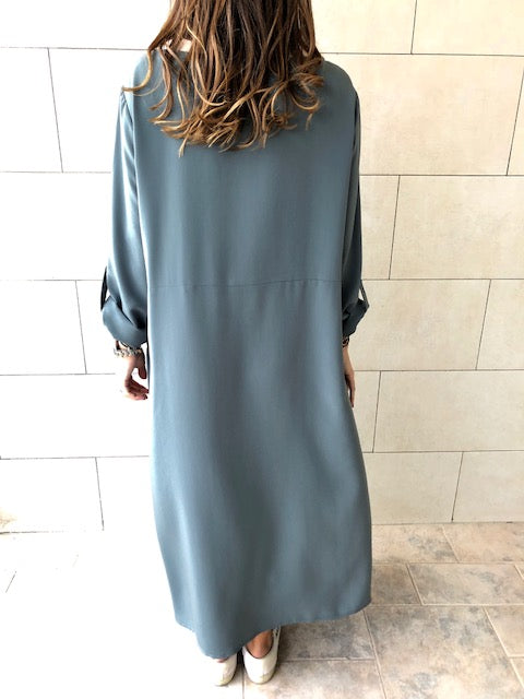 Grey Ramadan Maxi Dress