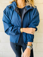 Navy Waterproof Hoodie