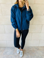 Navy Waterproof Hoodie