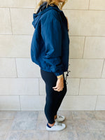 Navy Waterproof Hoodie