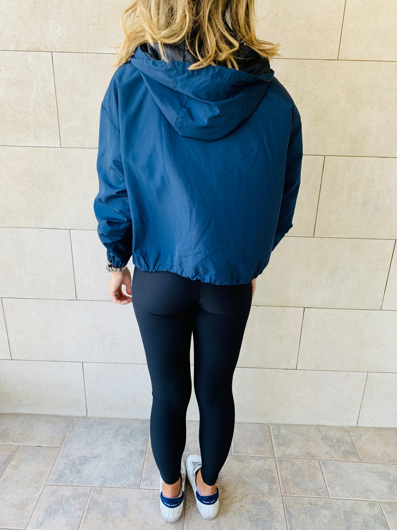 Navy Waterproof Hoodie