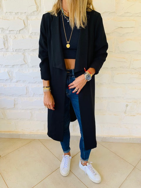 Black Long Duster