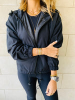 Black Waterproof Hoodie