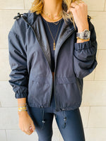 Black Waterproof Hoodie