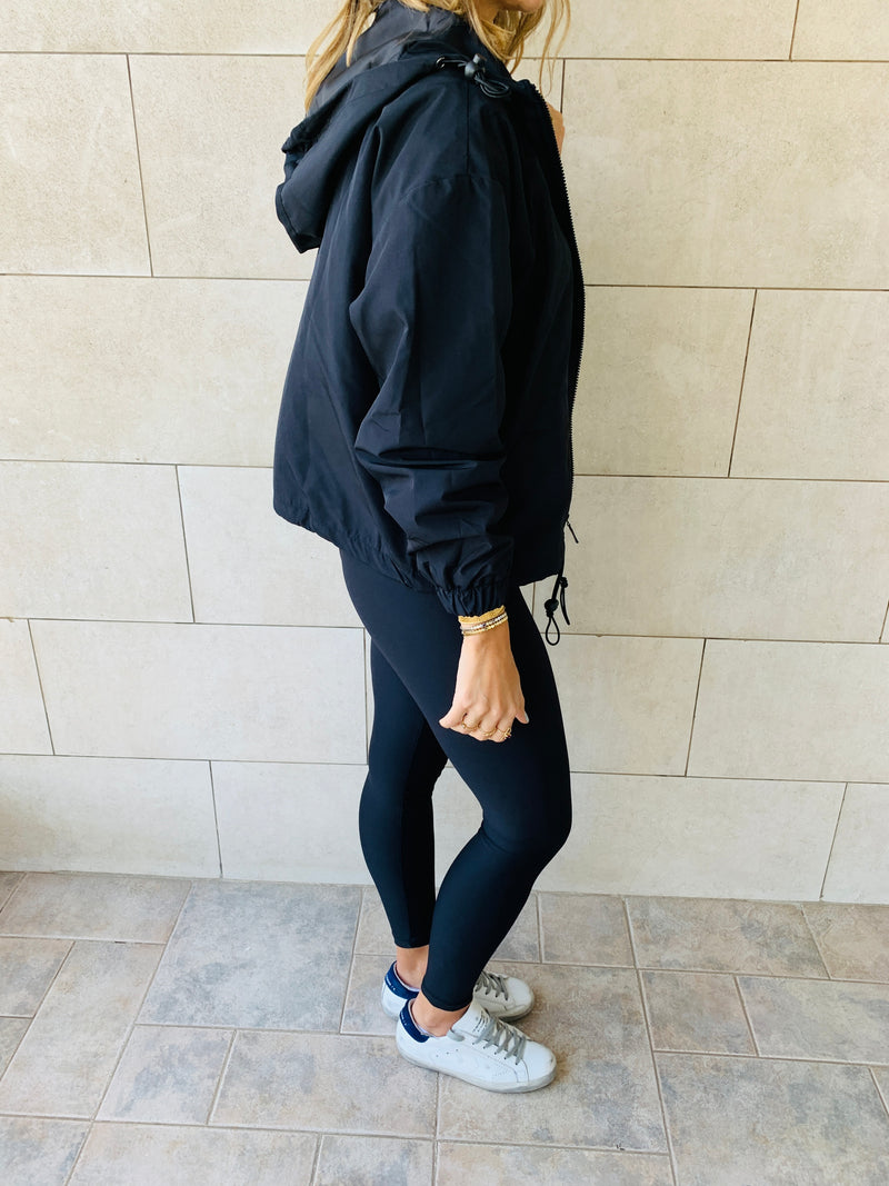 Black Waterproof Hoodie