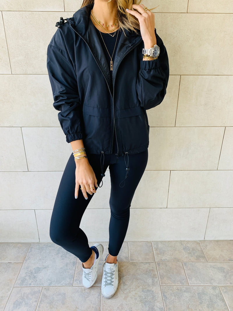 Black Waterproof Hoodie