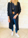 Black Long Duster