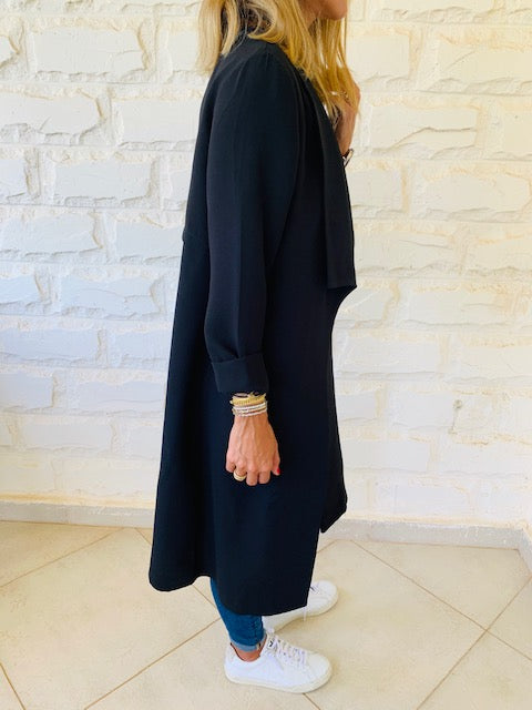 Black Long Duster