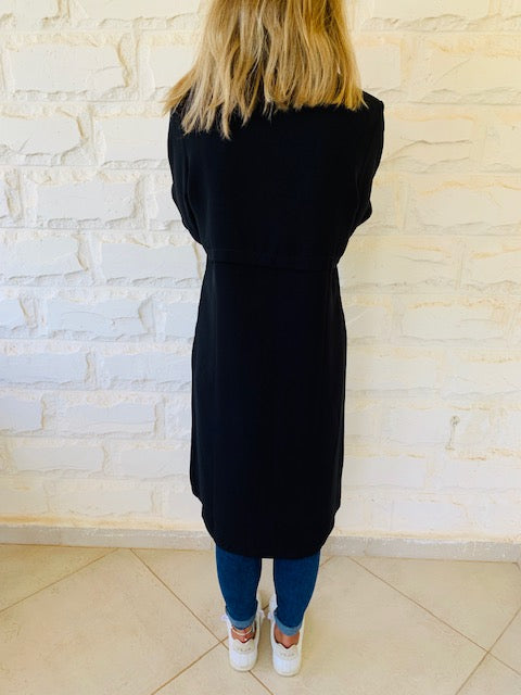 Black Long Duster