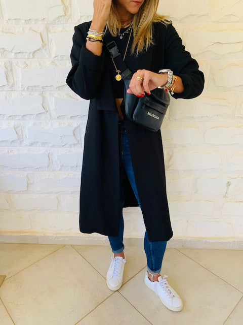 Black Long Duster