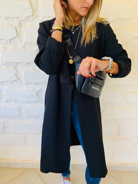 Black Long Duster