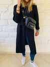 Black Long Duster