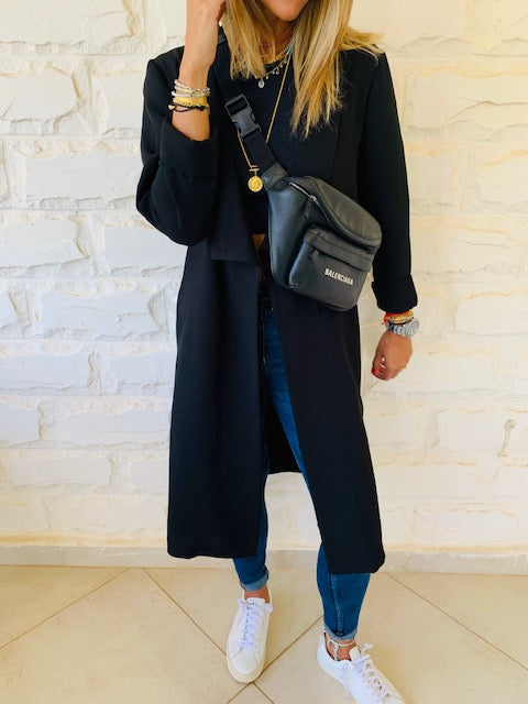 Black Long Duster