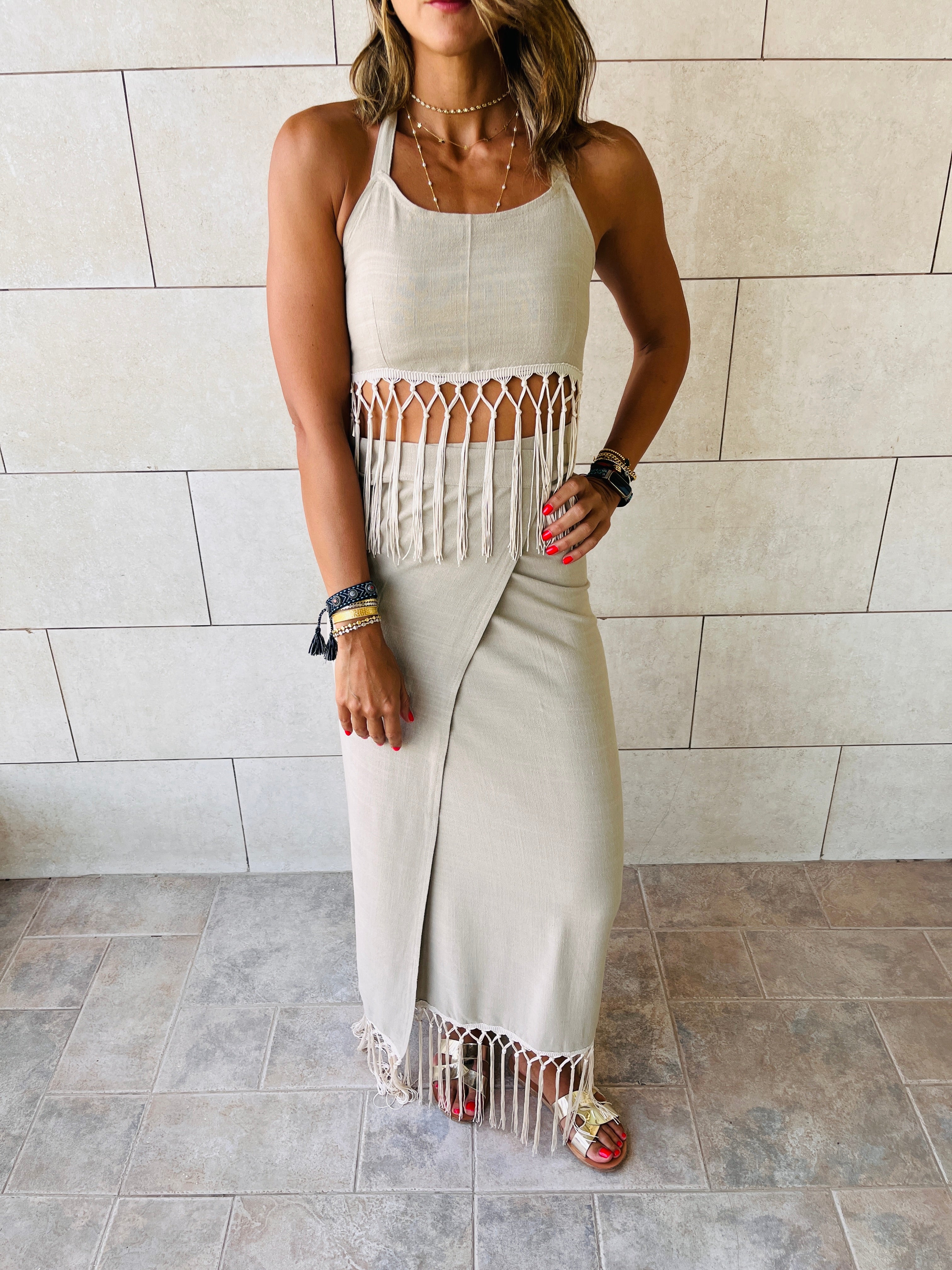 The Taupe Rio Linen Set