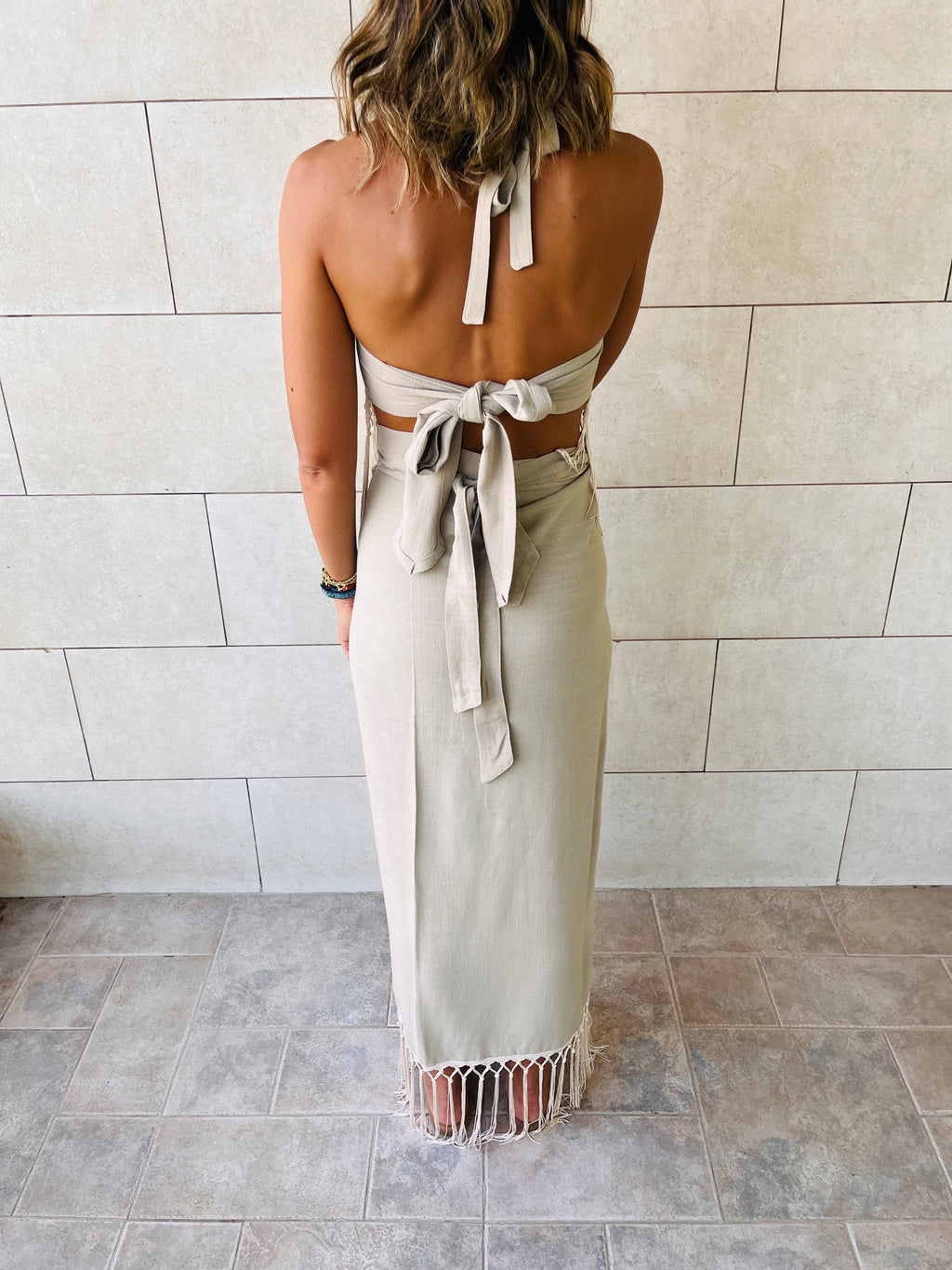 The Taupe Rio Linen Set