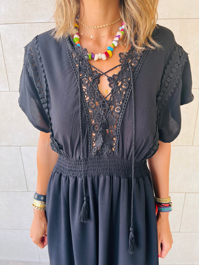 Black Beach Vacay Dress