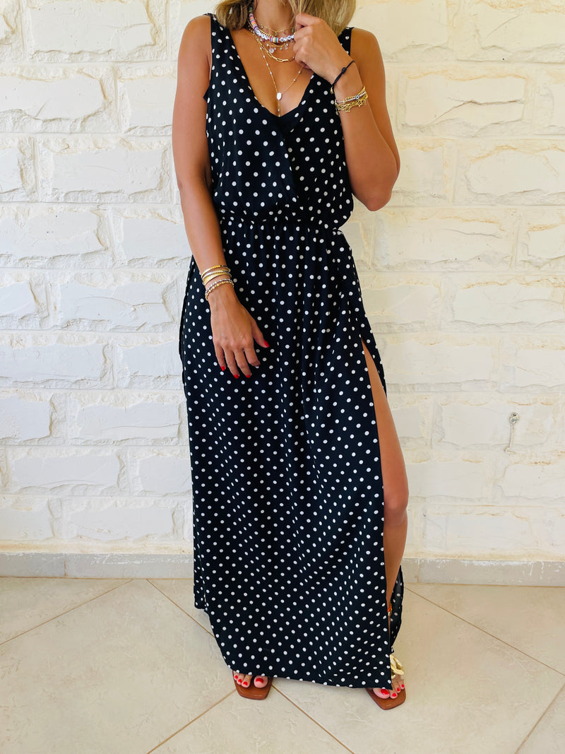 The Polka V Beach Dress