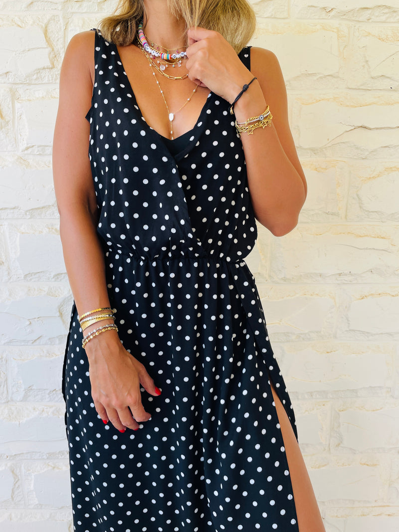 The Polka V Beach Dress