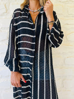 Monochrome Embroidered Shirt