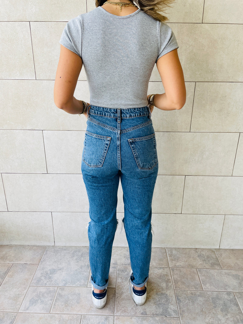 Black & Grey Crew Crop Set