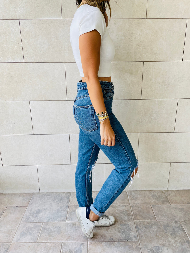 Black & White & Grey Crew Neck Crop Set