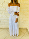 2 Piece White Poplin Set