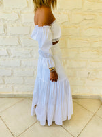 2 Piece White Poplin Set