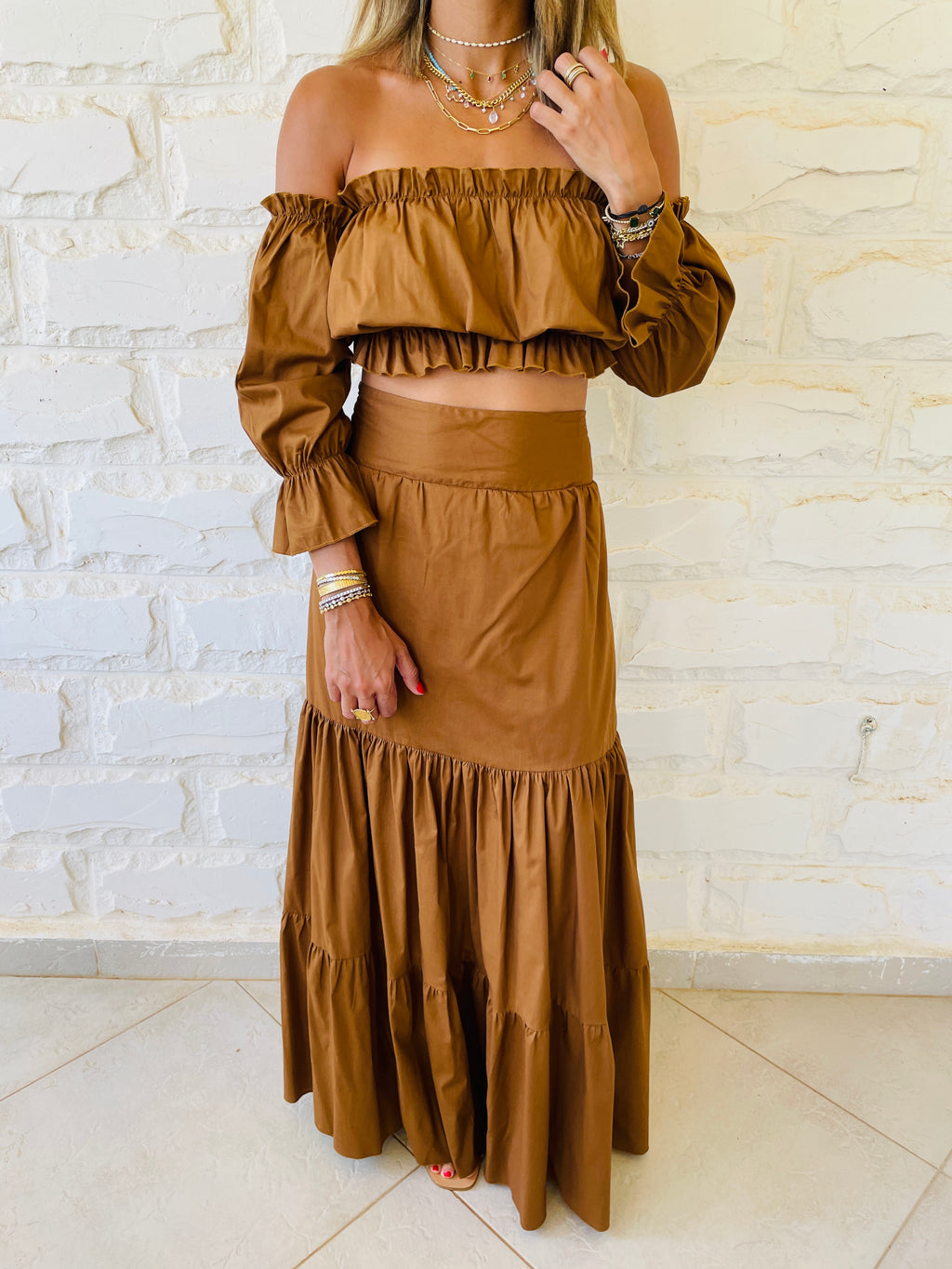 2 Piece Copper Popline Set