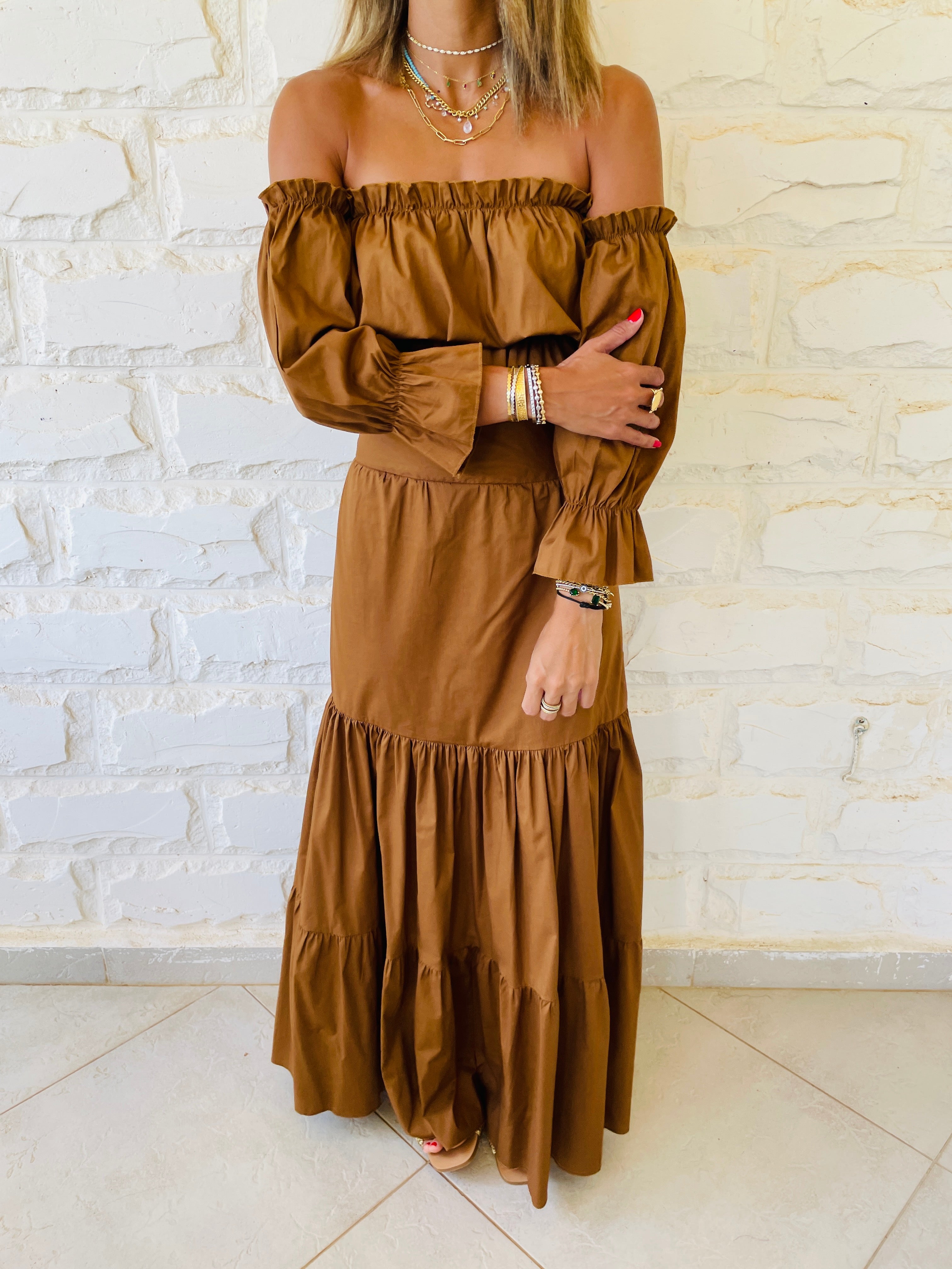 2 Piece Copper Popline Set