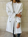 White Chilly Outside Coat