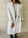 White Chilly Outside Coat