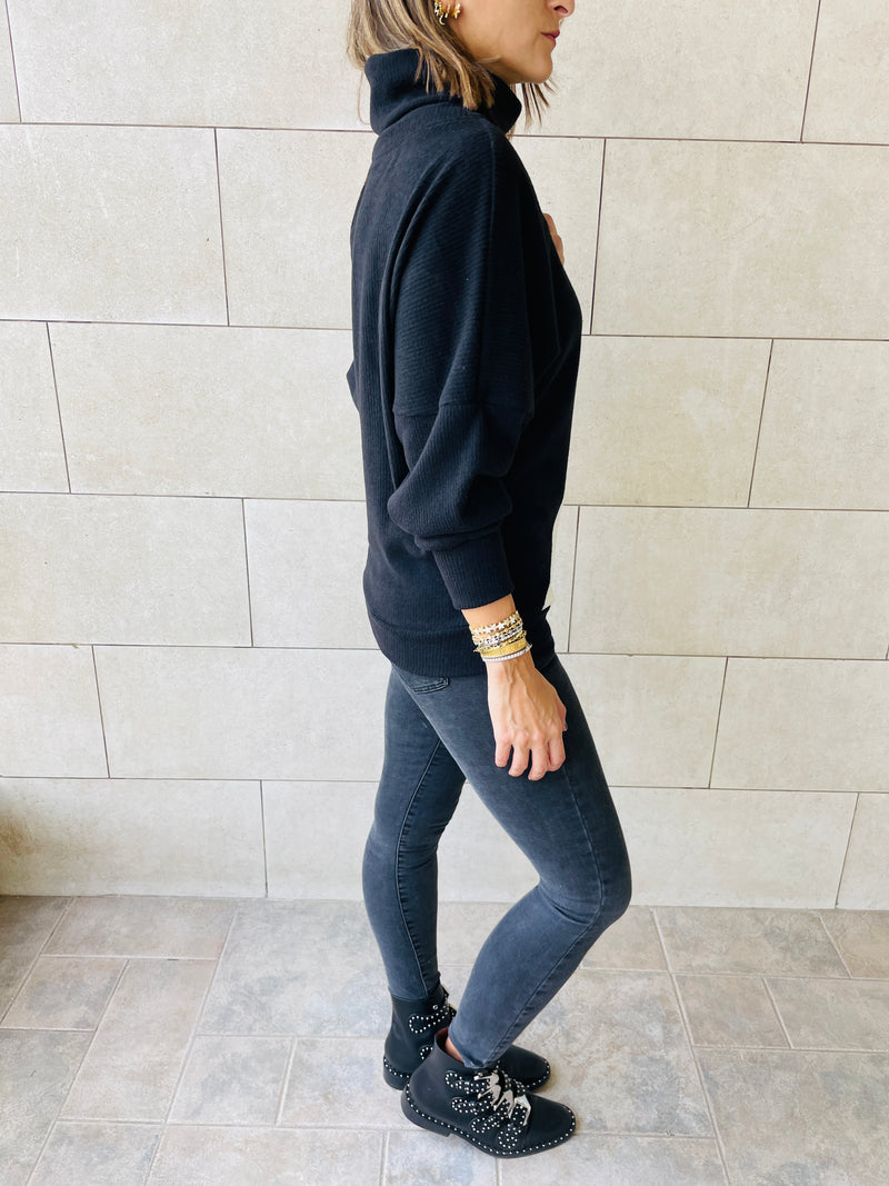 One Shoulder Colour Block Top